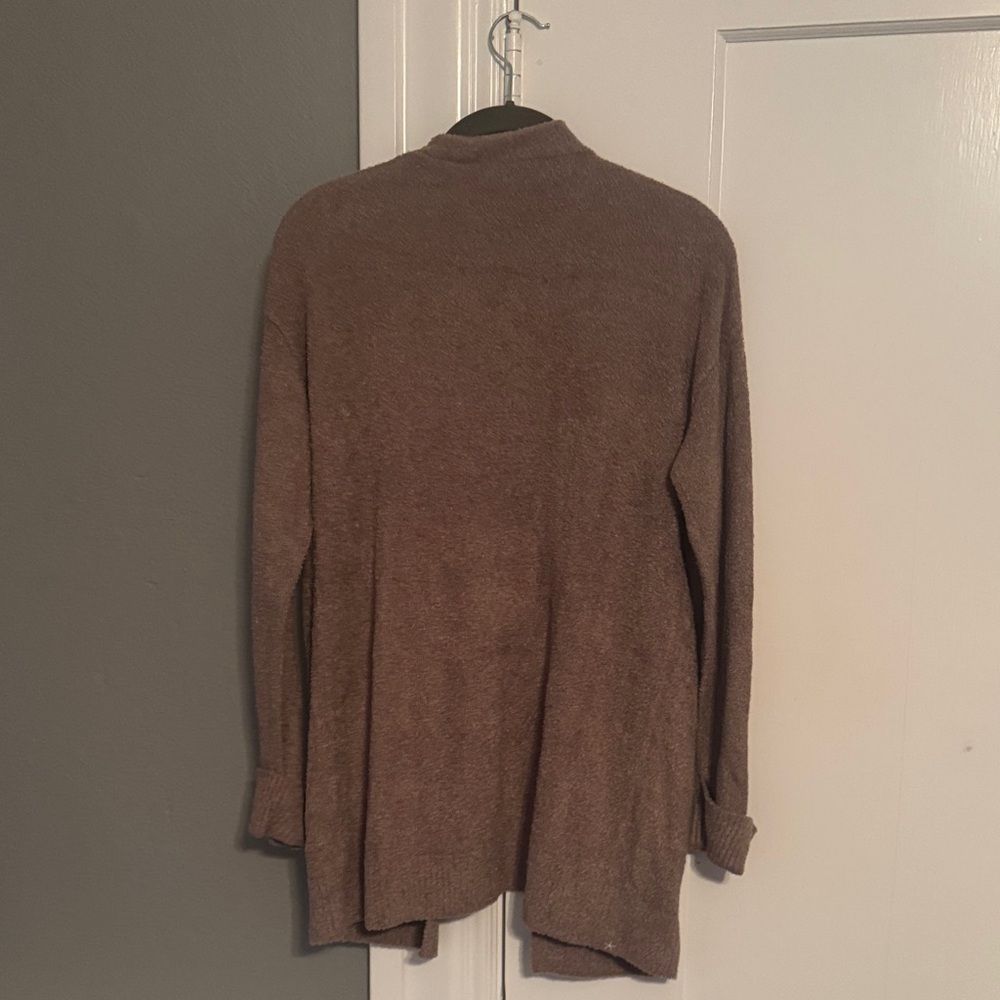 Barefoot Dreams Open Front Cardigan with pockets - Picture 4 of 7